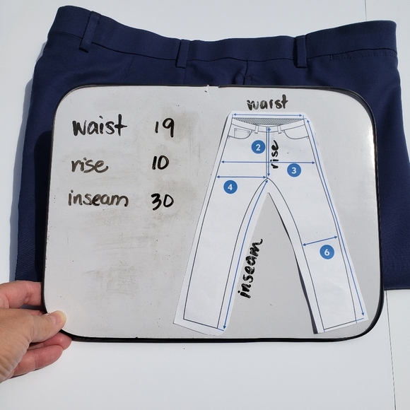 Lauren Ralph Lauren Wool Navy Pants Size 38 x 30 - Picture 8 of 8